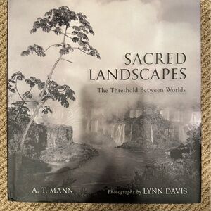 Sacred Landscapes by A.T. Mann - Gray Home Accent Book